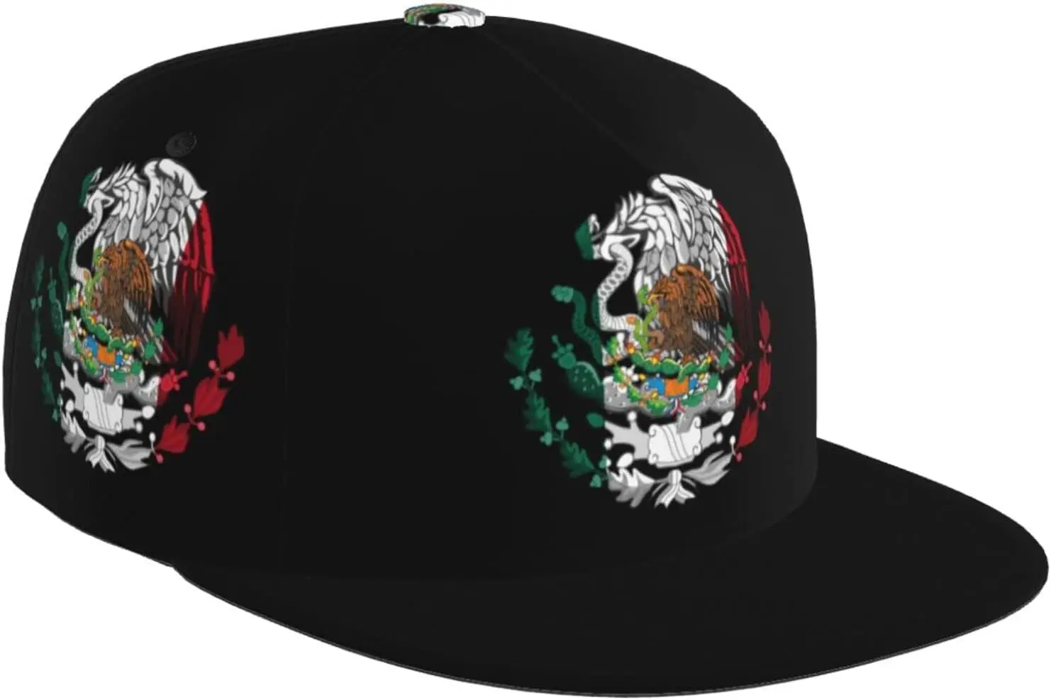 Mexico Eagle Snapback Hats for Men Trucker Hat Flat Bill Baseball Cap Gaming - £14.57 GBP