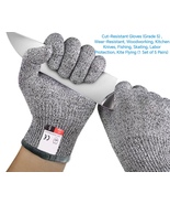 Cut-Resistant Gloves (Grade 5) , Wear-Resistant, Woodworking (1 Set of 5... - $89.00