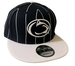 New Era Penn State Nittany Lions Pinstripe Vintage 9FIFTY Snapback Hat OSFM - £21.93 GBP
