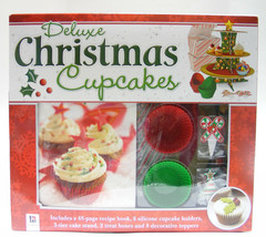 HINKLER DELUXE CHRISTMAS CUPCAKES KIT HOLIDAY CHRISTMAS ACCESSORY - £12.54 GBP