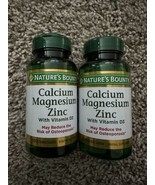 2X Calcium Magnesium Zinc + Vitamin D-3  100 Caplets, Bone Muscle Immune... - $16.60 CAD