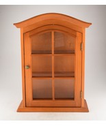 *Wooden Cabinet Glass Display, Home Decor 20.5&quot; x 15&quot; x 6&quot; - $137.32 CAD