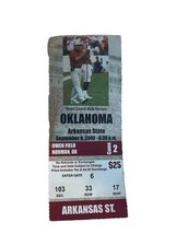 2000 Oklahoma Sooners Arkansas State Ticket Stub OU Norman Stoops Nat. C... - $15.00