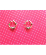 Bali sterling silver fake eyebrow , lip cartilage hoops - $13.56 CAD