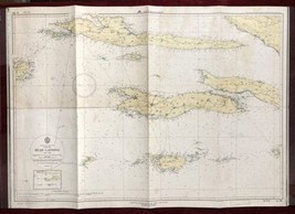 Nautical Chart Hvar Lastovo Korcula Adriatic Sea Dalmatia Croatia Yugoslav Navy - £63.51 GBP