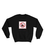 No Photos : Gift Sweatshirt Picture Funny Paparazzi Placard Sign Signage - £23.33 GBP