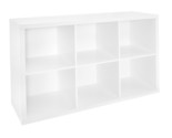 ClosetMaid 6 Cube Storage Shelf Organizer Bookshelf with Back Panel, Eas... - $163.99