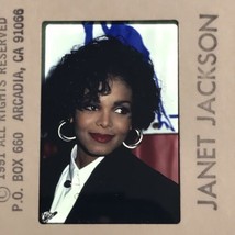 Vintage 1991 Janet Jackson Celebrity Color Photo Transparency Slide - £7.42 GBP