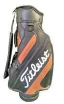 Titleist Golf Bag Single Strap 6-Dividers 4 Pockets Zippers Work Nice Co... - $145.08