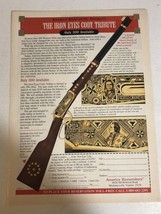 1999 Iron Eyes Cody Tribute Rifle Vintage Print Ad Advertisement pa30 - $8.90