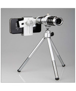 12X mobile telescope general 12 times long focal camera lens with three ... - £26.45 GBP