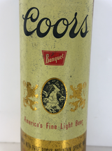Coors Vintage Original Beer Can Steel 15oz Embossed Banquet Label Wide Seam - $8.07