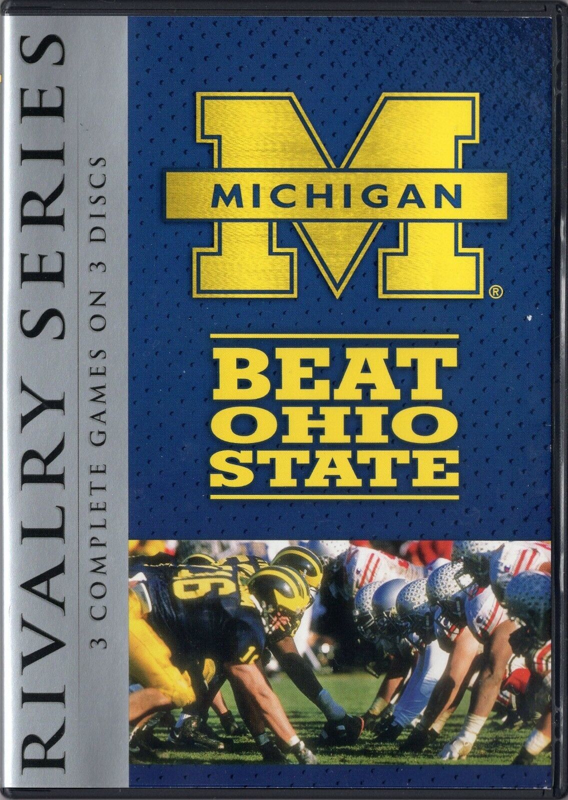 NCAA Rivalry Series - Michigan BEAT OHIO STATE  OSU (DVD, 2008)  Wolverines Item image 3