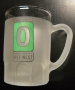 Key West Shot Glass Miniature Mug Style Double Size 1994 End Of The Road Green - $7.99