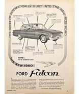 1959 FORD FALCON-The New 1960 Falcon-1st Automotive Safety - Vintage Pri... - $13.72