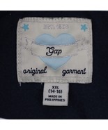 Gap Original Sweater Girls 2XL Blue long Sleeve Front Pockets Full Zip H... - £23.33 GBP