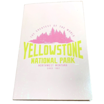 Yellowstone National Park Notebook Journal Travel CrownJewlz Lined Pgs 5.25x8.3 - £6.88 GBP