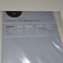 Creative Memories 12x12 School Kit Predecorated Pages Stickers Diecut NEVER USED - £31.02 GBP