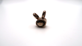 Vintage Sterling Silver Topaz Necklace Pendant 1.4cm NB9 - $42.77