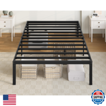 Allewie Twin Bed Frame, 14 inch Metal Platform Beds with Storage Space, ... - $64.13
