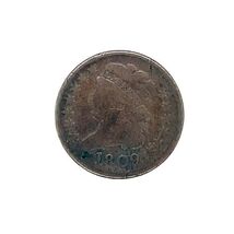 1809 1/2C Classic Head Half Cent About Good AG Brown Color, Bold LIBERTY - $97.99