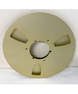 Gold Colored 10 1/2&quot; Empty Metal Reel to Reel Take-Up Reel ~ BASF or Revox - $102.75 CAD