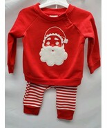 Infants Cat &amp; Jack Red 3- 6 Months NWOT Christmas 2Pc Long Sleeve Outfit... - $183.92 MXN