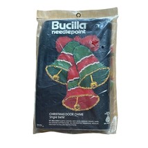 Bucilla Needlepoint Christmas Door Chime Kit Jingle Bells 60588 - £33.93 GBP