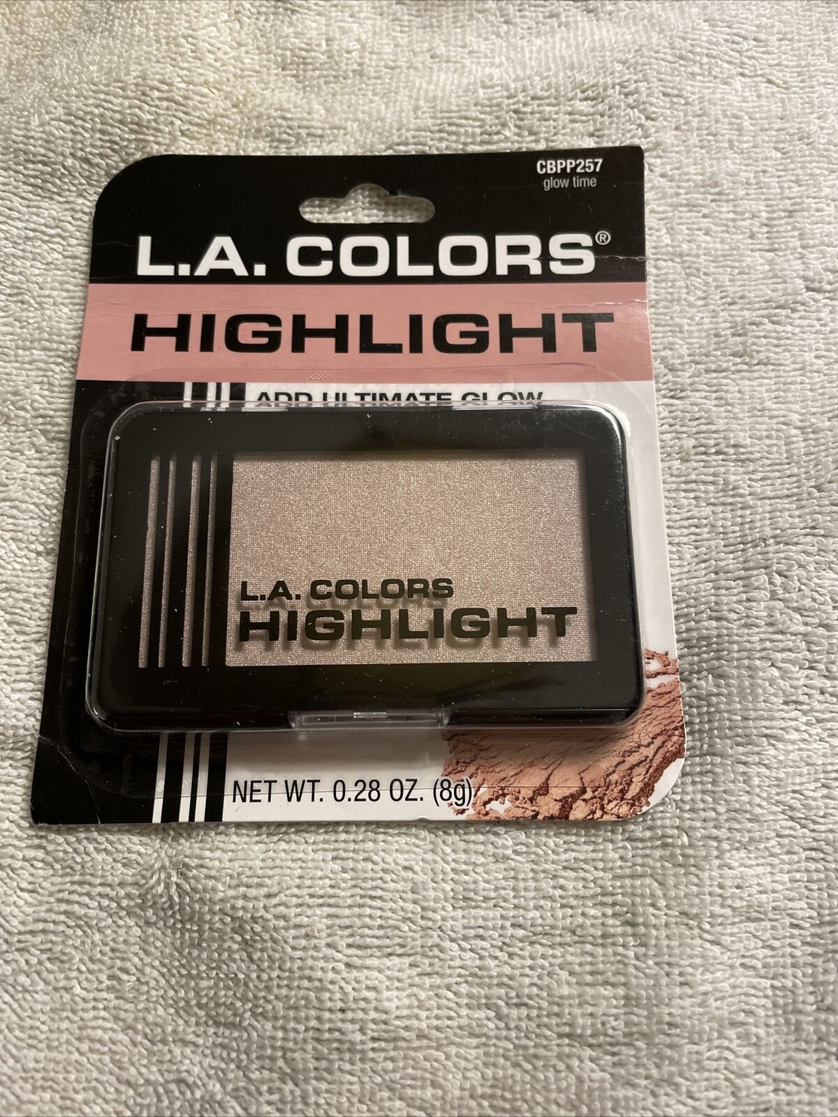 L.A. COLORS HIGHLIGHT CBPP257 Glow Time Amazing Add Ultimate Glow-New-SHIP N24HR - $11.76