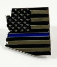 Arizona Thin Blue Line American Flag Lapel Pin (BRAND NEW) - $187.46 MXN
