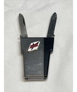 Vintage Vernco Hi-CV Stainless Steel Money Clip Pocket Knife KG JD - $14.84