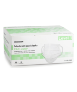 McKesson ASTM Level 1 Procedure Masks - 50 per Box - Case of 10 Boxes/50... - $84.95
