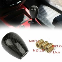 Universal Real Carbon Fiber Type-R Manual Transmission Gear Shift Shifter Knob - $18.00