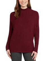 Matty M Ladies&#39; Mock Neck Top (Wine, Medium) - £14.09 GBP