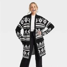 Women&#39;s Open-Front Cardigan - Knox Rose Black Large New With Tags - £14.91 GBP