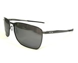 Oakley Sunglasses OO4142-0358 EJECTOR Gunmetal Square Frames with Black ... - $118.79