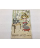 Postcard Caricature Antique 1909 Woman Gas Oil Stove American Lithographic - £9.67 GBP
