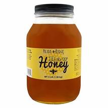 Slide Ridge Raw Honey 3 lbs Squeeze Bottle, All Natural &amp; Unfiltered 1 Pack - $29.99