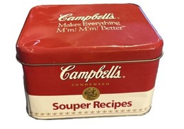 Campbell Soup Tin Souper Recipes Tin - Empty Tin Advertising Collectable - £6.84 GBP