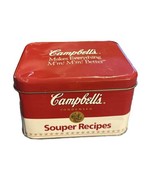 Campbell Soup Tin Souper Recipes Tin - Empty Tin Advertising Collectable - £6.76 GBP