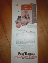 Vintage Post Toasties Corn Flakes Print Magazine Advertisement 1925 - £3.98 GBP