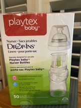 Playtex Baby Nurser Bottle Drop-Ins Liners 4 oz 50 Count Pre-Sterilized - $26.72