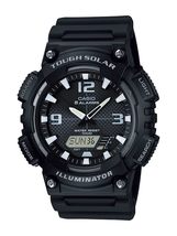 Casio AQS810W-1AVCF Men&#39;s AQ-S810W-1AV Solar Sport Combination Watch, black - £39.96 GBP+