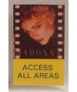 MADONNA - ORIGINAL JAPANESE CONCERT TOUR LAMINATE BACKSTAGE PASS ***LAST... - $27.26 CAD