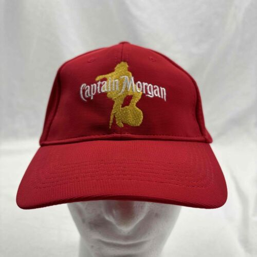 Primary image for Captain Morgan Mens Baseball Cap Red Adjustable Embroidered One Size