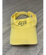 Vintage FOX Racing Team Yellow Adjustable Active Wear Visor - £5.23 GBP