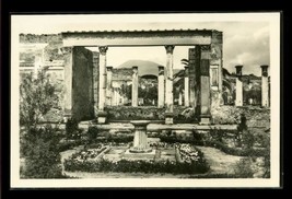 Vintage Postcard RPPC Real Photo Pompeii Casa di Pansa House Ruins - £10.13 GBP