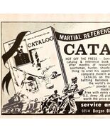 1963 Service Armament Catalog Martial Reference Ed Advertisement Militar... - €17,06 EUR