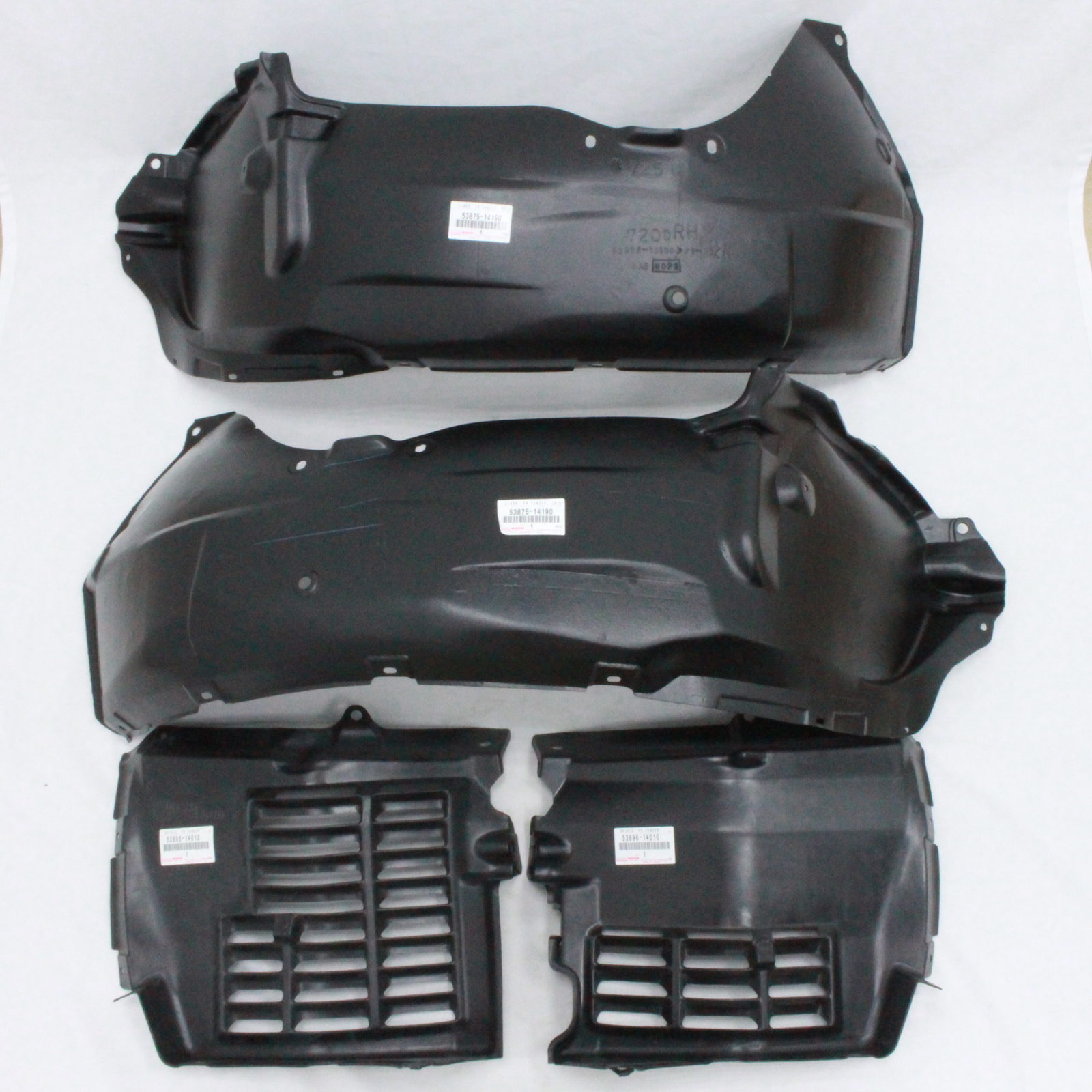 Toyota Supra 1993-1998 JZA80 Front Fender Liners Splash Shield Guards Left Right Full Set Oem Genuine Scaled