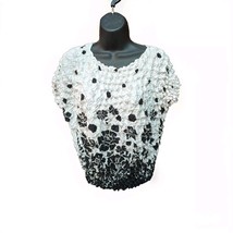 Crinkle Popcorn Pinpoint by FC Woman&#39;s Queen One Size Fits Most  Fashion... - $9.90